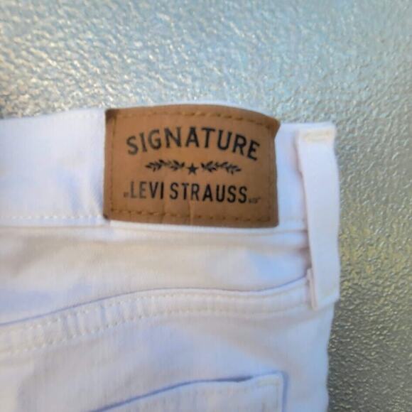 Levi Strauss Signature Off-White Jeans Size 8 - Picture 3 of 4